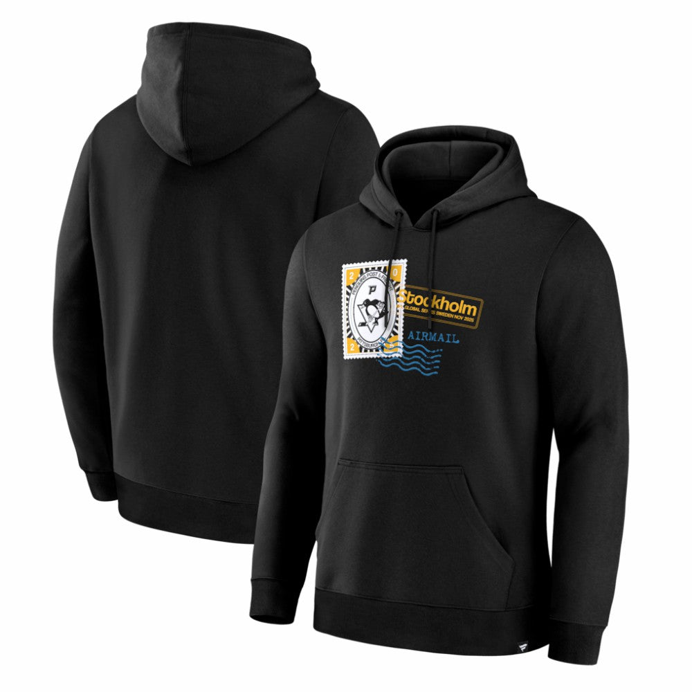Pittsburgh Penguins 2025 NHL Global Series Hometown To Stockholm Legacy Hoodie - Black - NHL 203644060