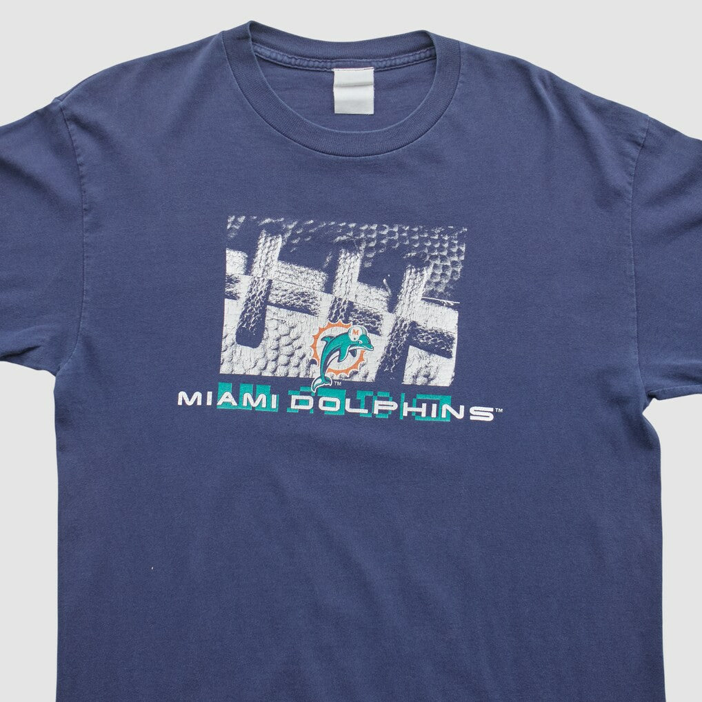 Fanatics Miami Dolphins 2000s Long Sleeve T-shirt Navy Vintage