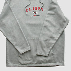 Fanatics Kansas City Chiefs NFL 2000s Hooded Pullover Sweatshirt Heather Gray Vintage