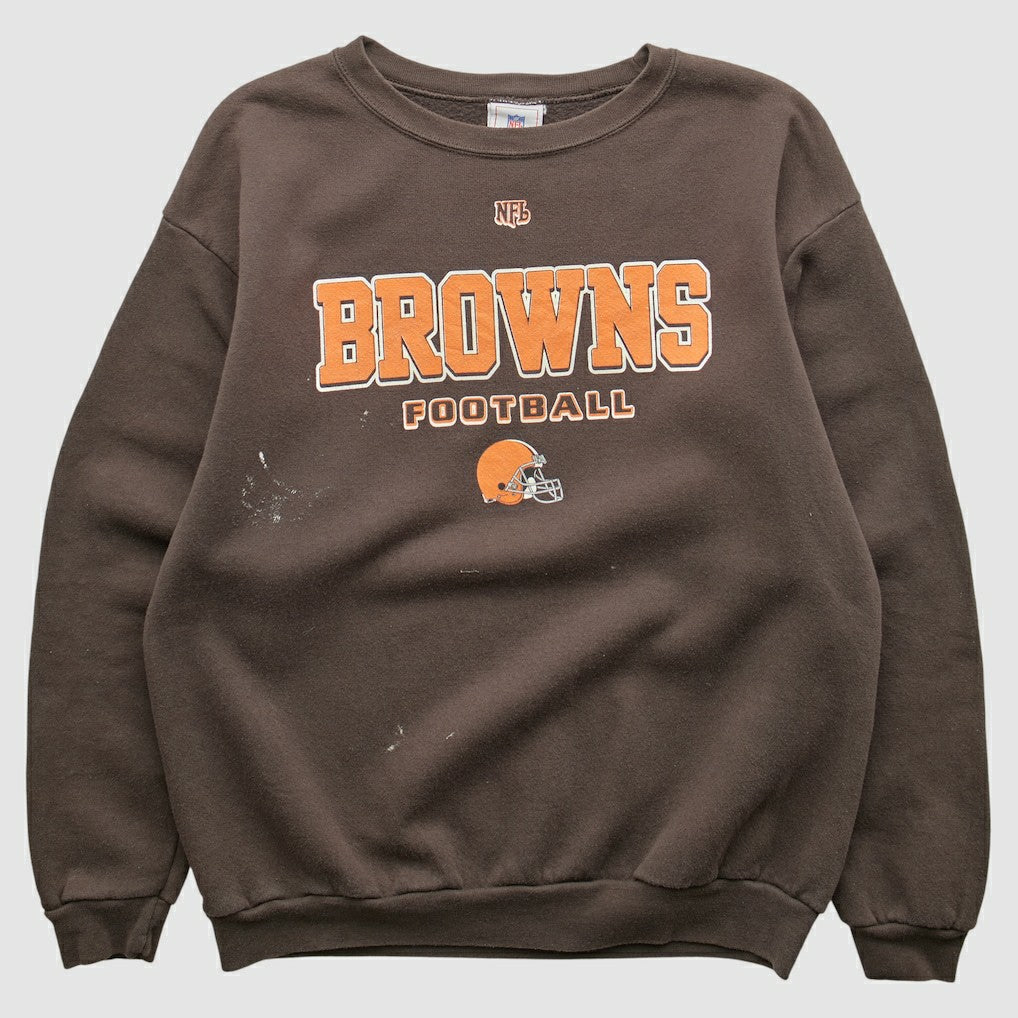 Fanatics Cleveland Browns NFL 2000s Pullover Sweatshirt Brown Vintage