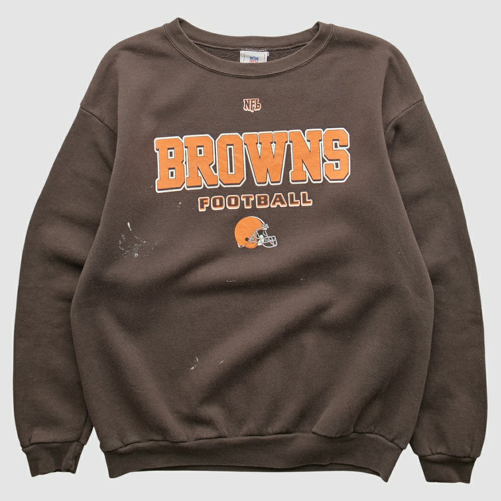 Fanatics Cleveland Browns NFL 2000s Pullover Sweatshirt Brown Vintage