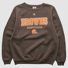 Fanatics Cleveland Browns NFL 2000s Pullover Sweatshirt Brown Vintage