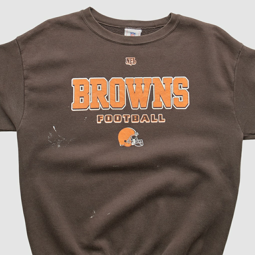 Fanatics Cleveland Browns NFL 2000s Pullover Sweatshirt Brown Vintage