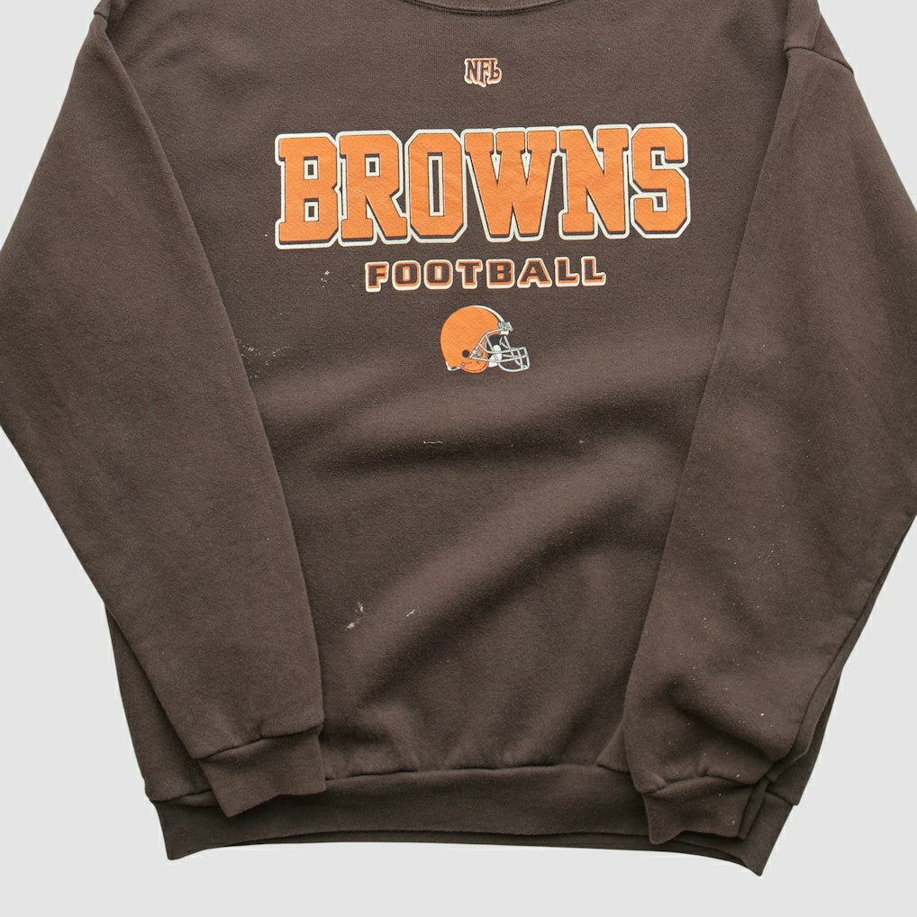 Fanatics Cleveland Browns NFL 2000s Pullover Sweatshirt Brown Vintage