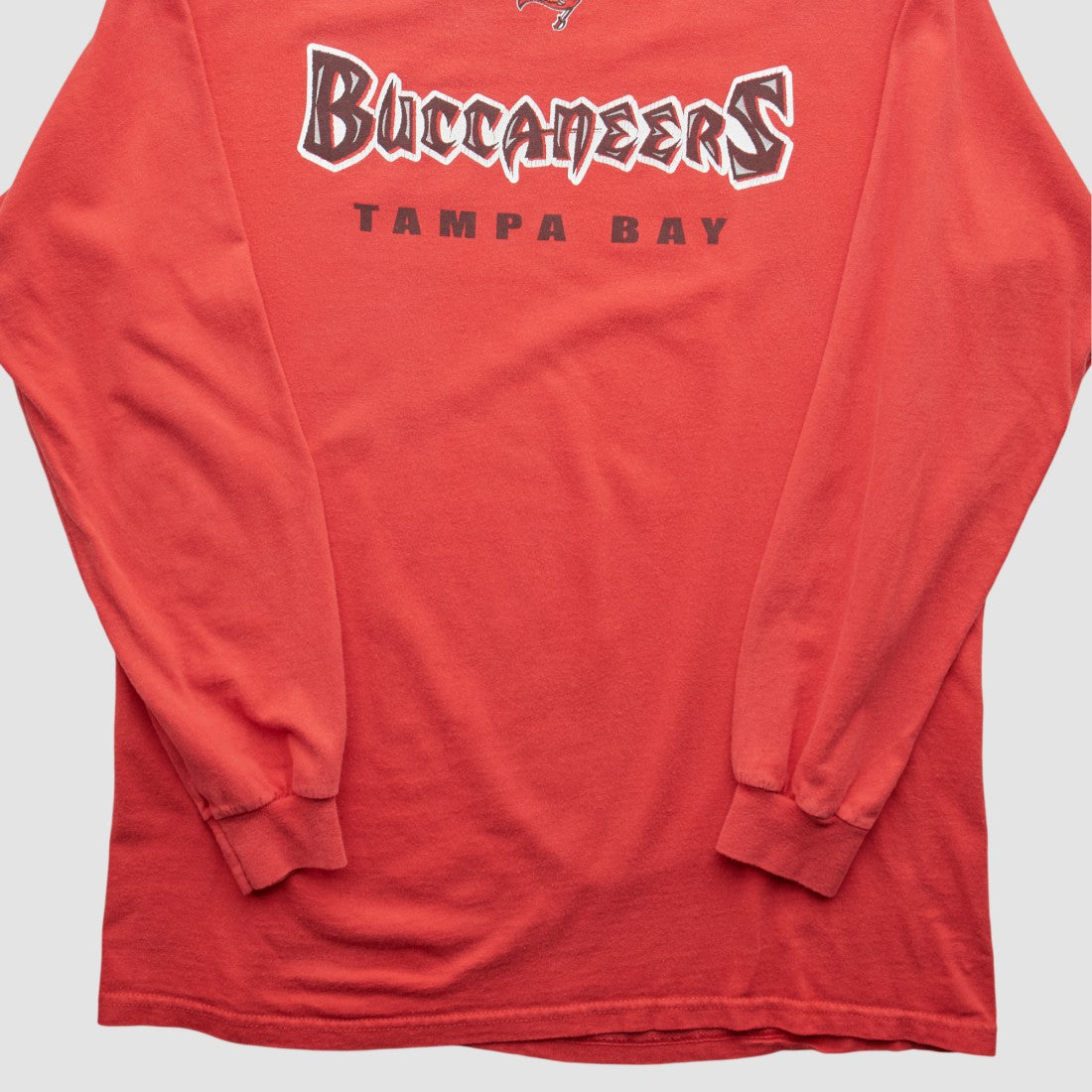 Fanatics Tampa Bay Buccaneers NFL 2000s Long Sleeve T-shirt Red Vintage