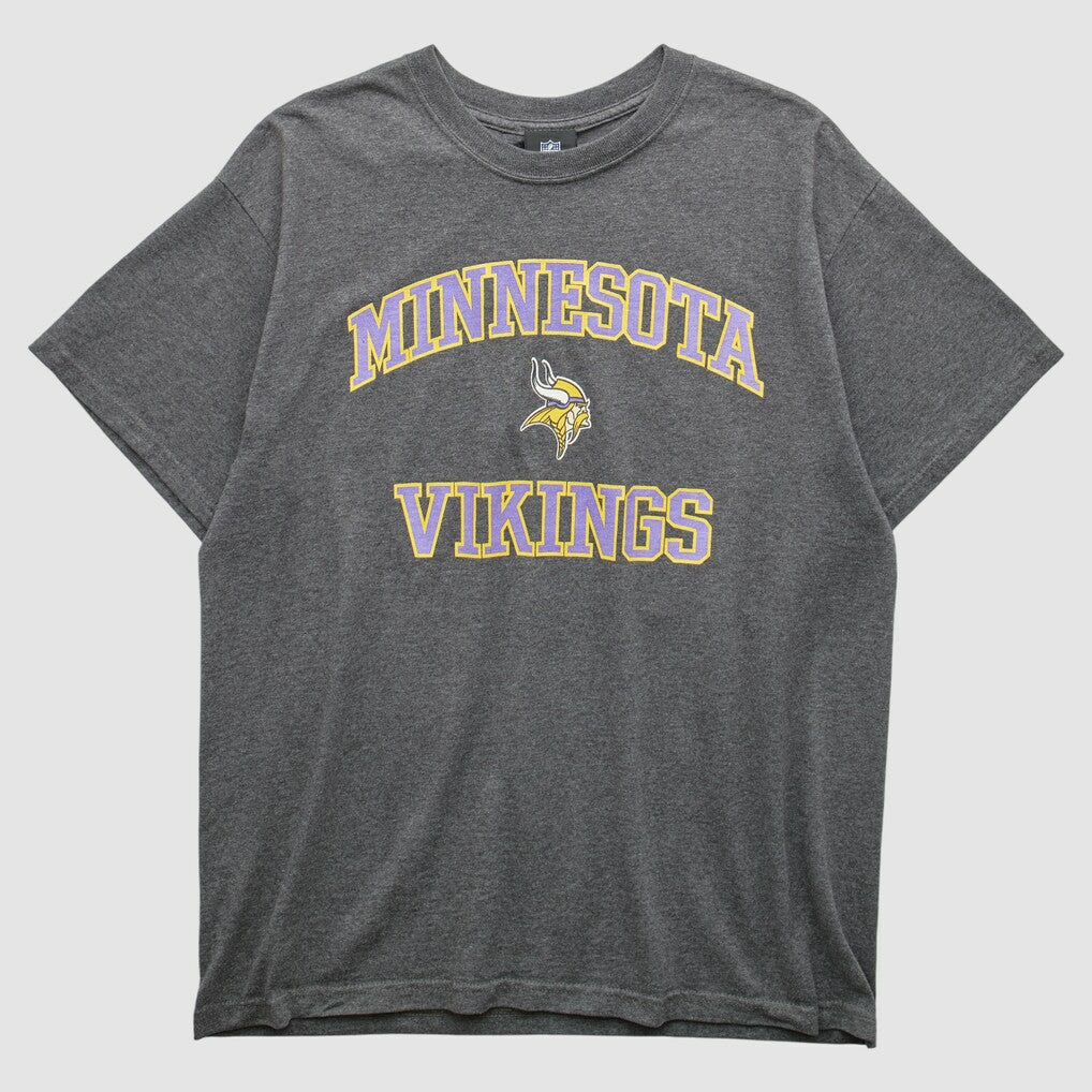 Fanatics Minnesota Vikings NFL 2010s T-shirt Dark Heather Gray Vintage