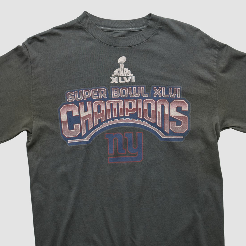 Fanatics New York Giants 2012 Long Sleeve T-shirt Black Vintage