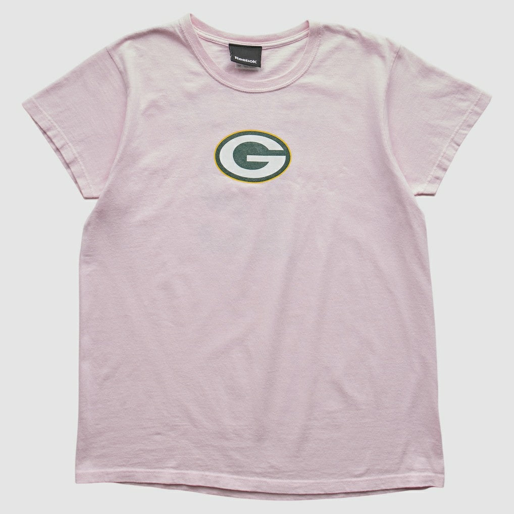 Fanatics Green Bay Packers Reebok 2010s T-shirt Pink Vintage