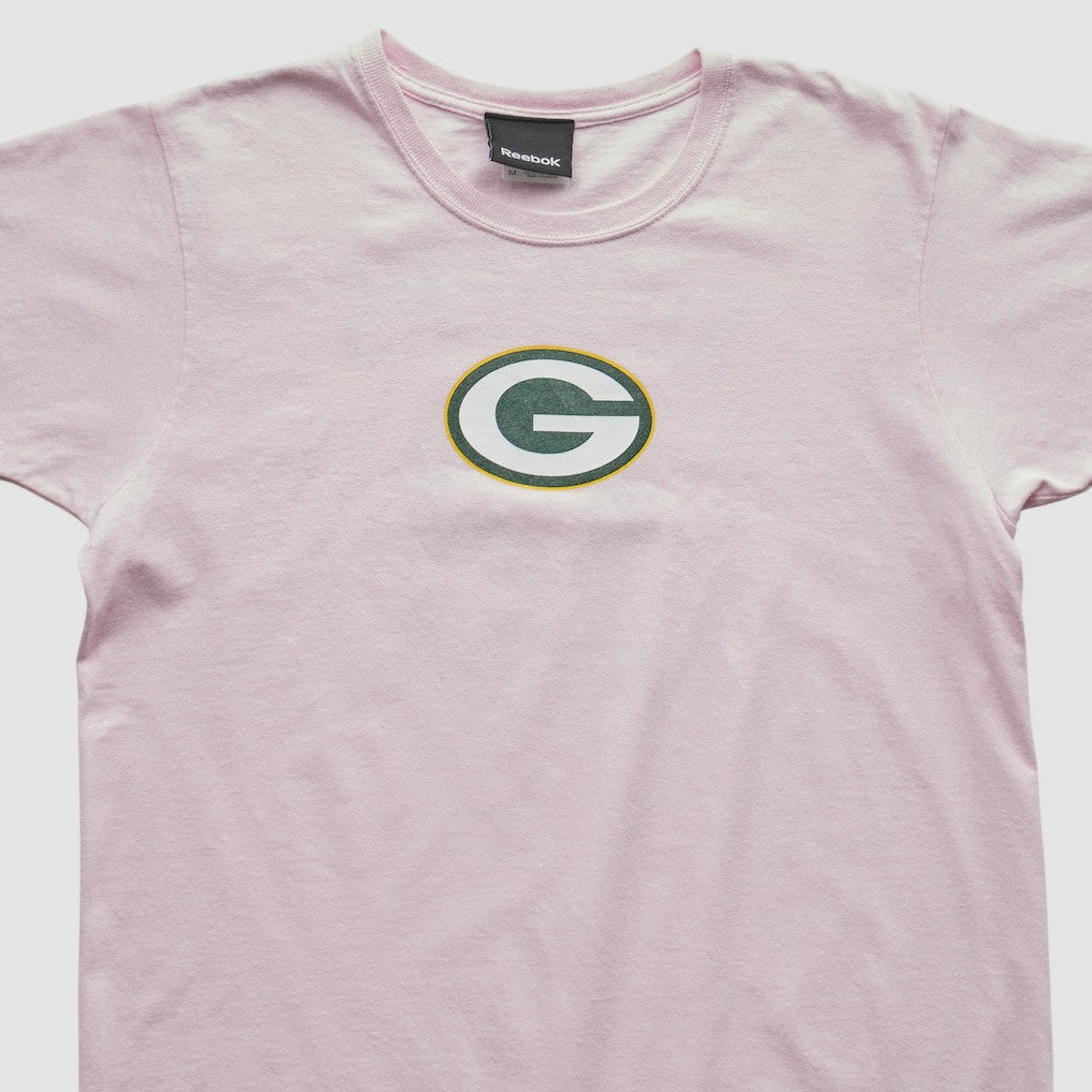 Fanatics Green Bay Packers Reebok 2010s T-shirt Pink Vintage