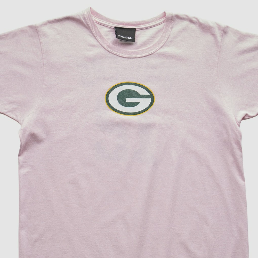 Fanatics Green Bay Packers Reebok 2010s T-shirt Pink Vintage