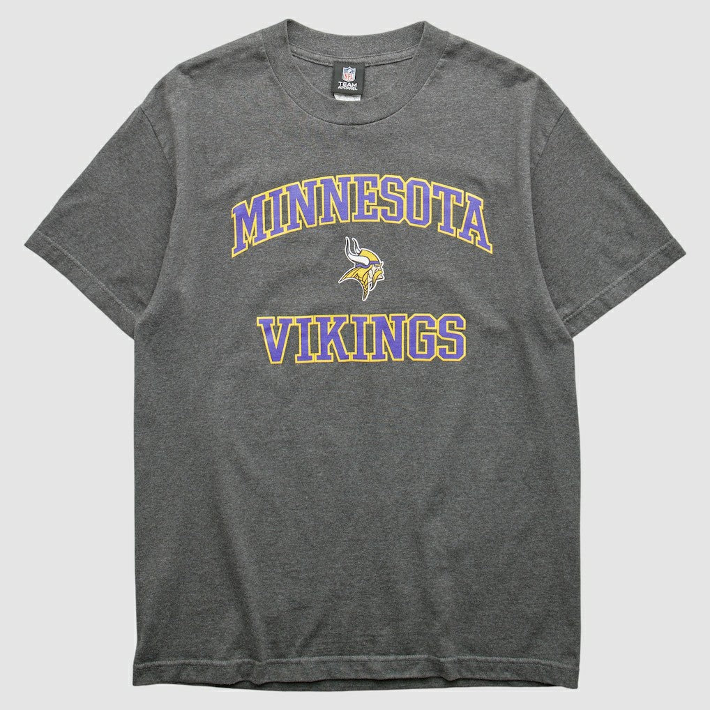 Fanatics Minnesota Vikings Team Edition Apparel 2010s T-shirt Dark Heather Gray Vintage