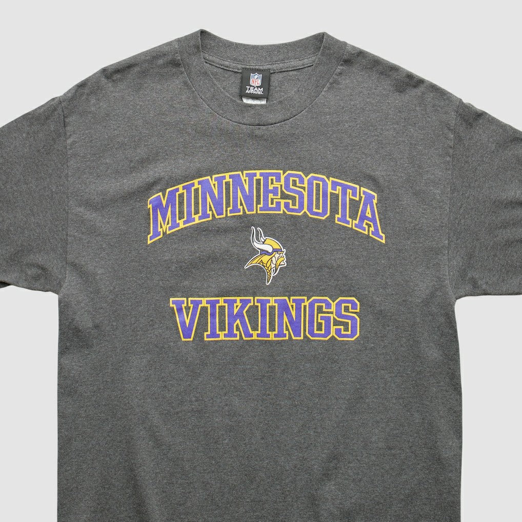 Fanatics Minnesota Vikings Team Edition Apparel 2010s T-shirt Dark Heather Gray Vintage