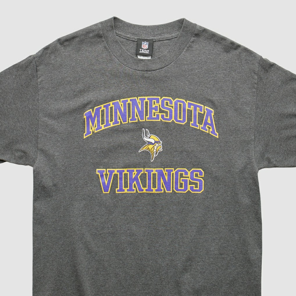 Fanatics Minnesota Vikings Team Edition Apparel 2010s T-shirt Dark Heather Gray Vintage