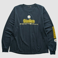 Fanatics Pittsburgh Steelers NFL 2010s Long Sleeve T-shirt Navy Vintage