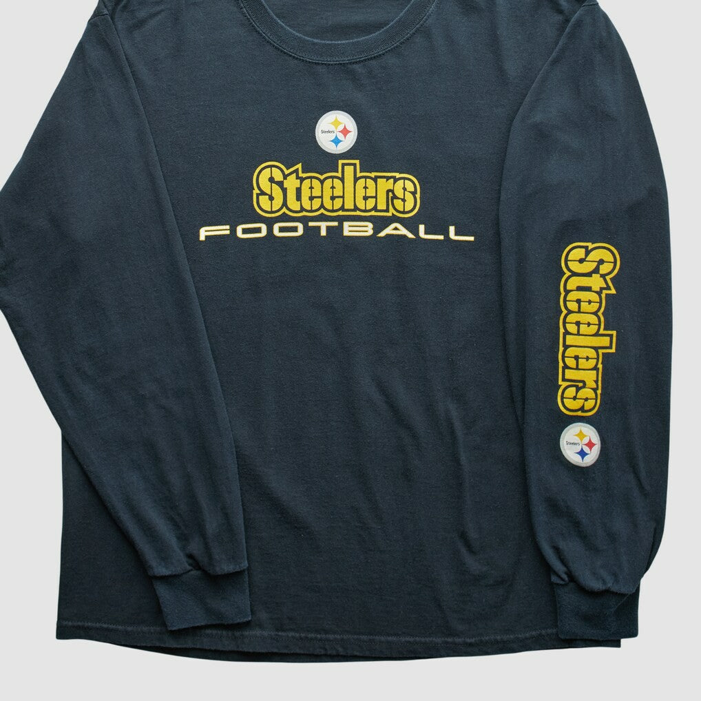 Fanatics Pittsburgh Steelers NFL 2010s Long Sleeve T-shirt Navy Vintage