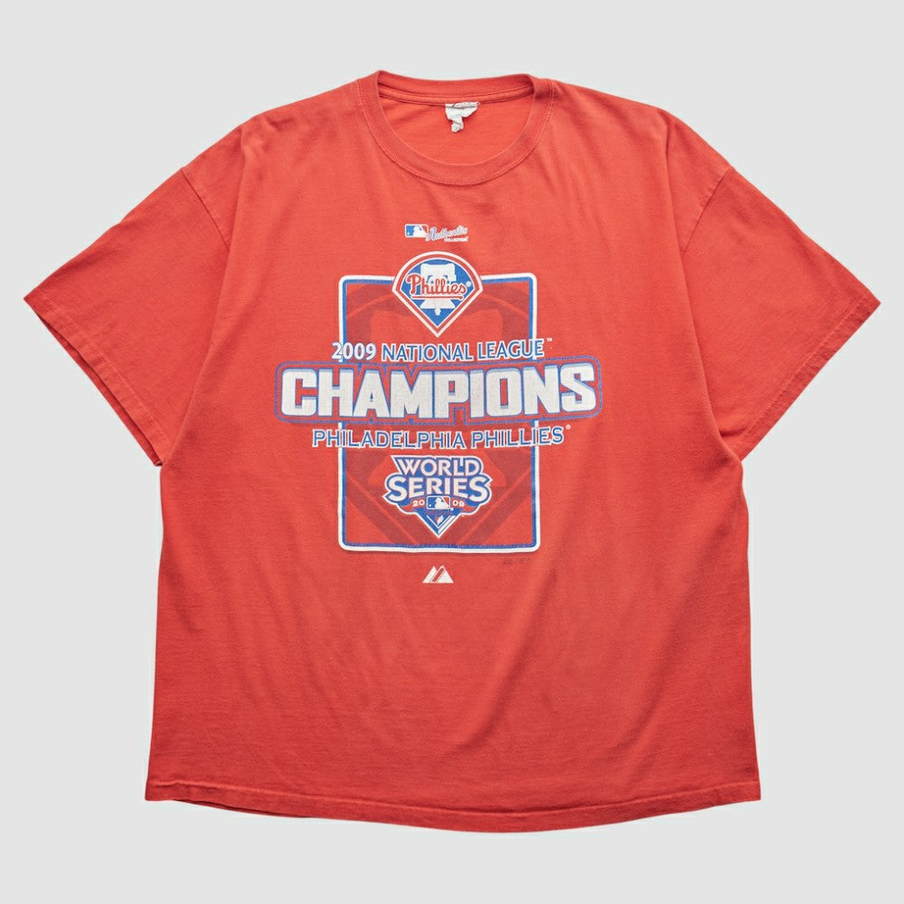 Philadelphia Phillies Delta 2009 T-shirt - Red - Vintage - Fanatics Online