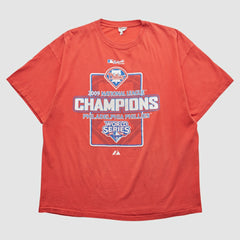 Philadelphia Phillies Delta 2009 T-shirt - Red - Vintage - Fanatics Online