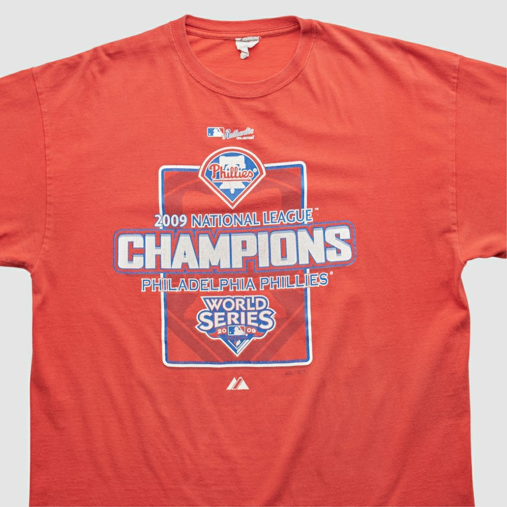 Philadelphia Phillies Delta 2009 T-shirt - Red - Vintage - Fanatics Online