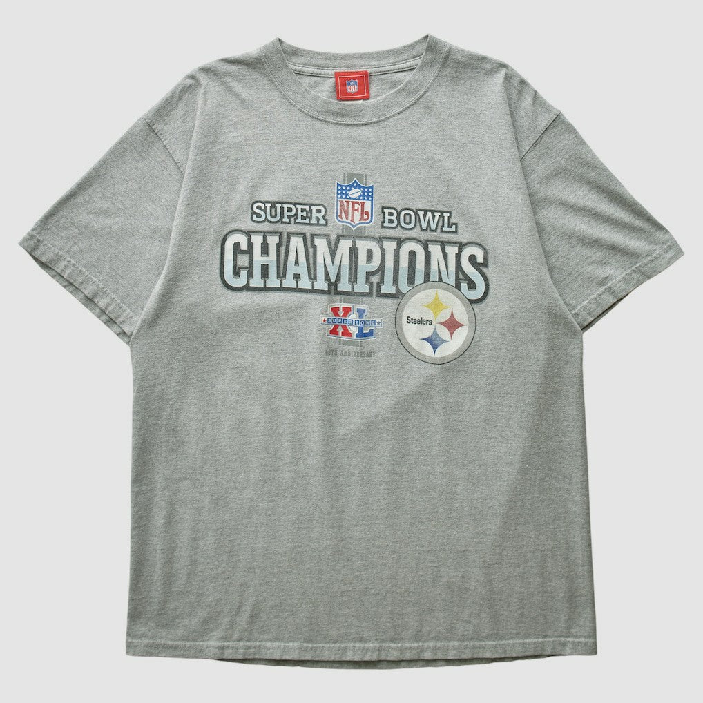 Fanatics Pittsburgh Steelers NFL 2006 T-shirt Heather Gray Vintage