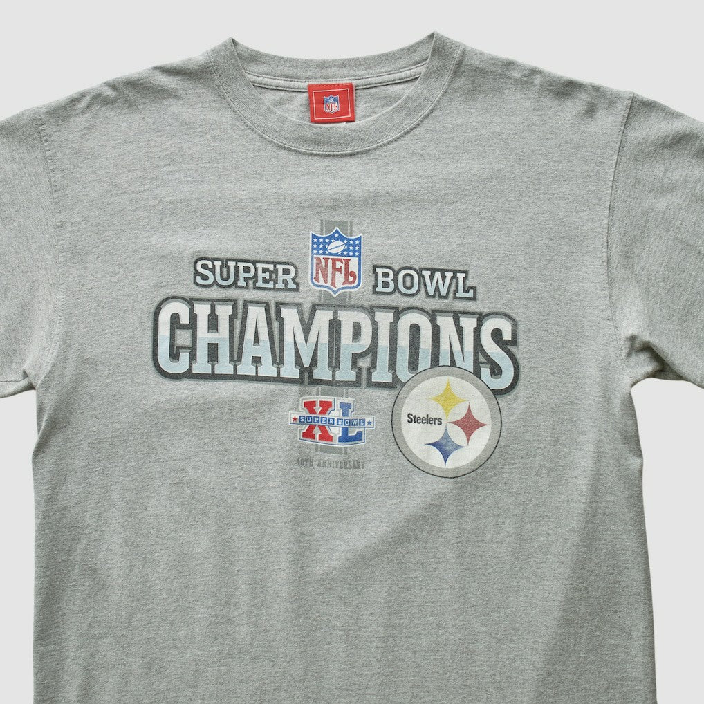 Fanatics Pittsburgh Steelers NFL 2006 T-shirt Heather Gray Vintage