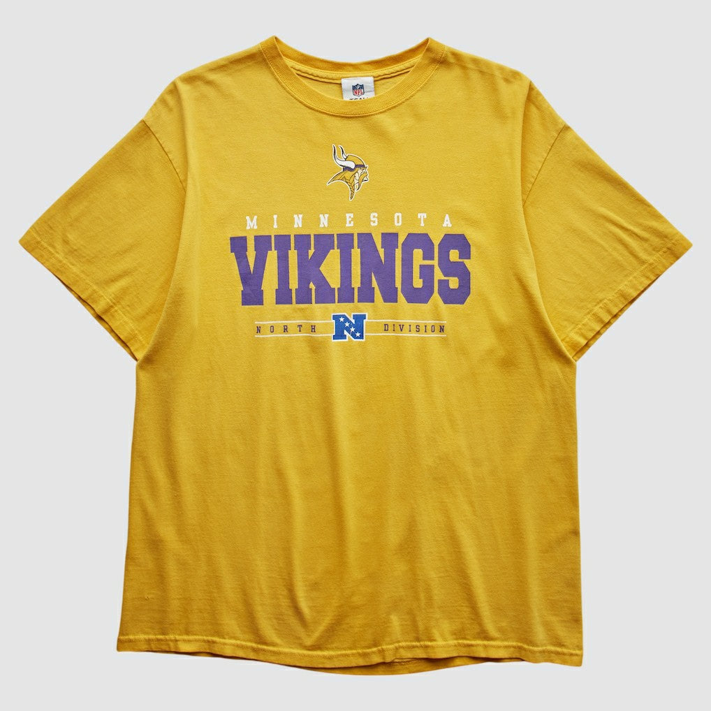 Fanatics Minnesota Vikings NFL 2010s T-shirt Yellow Vintage