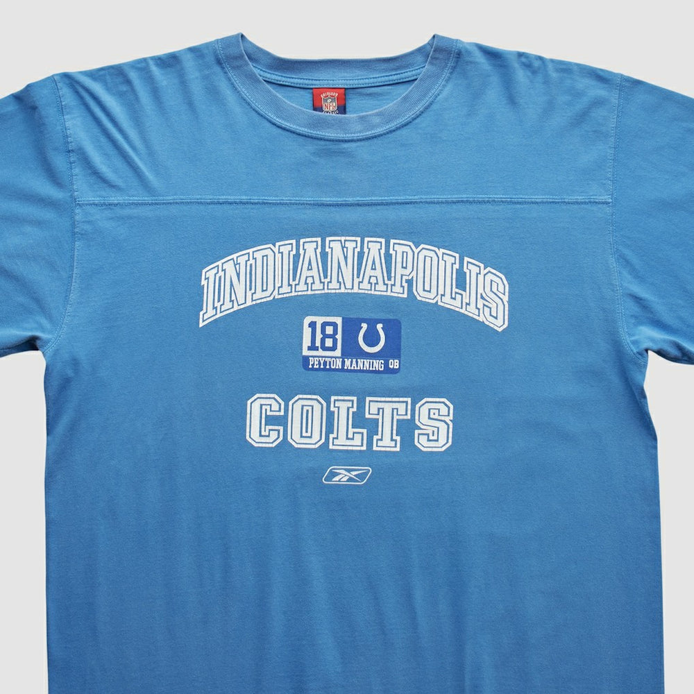 Fanatics Indianapolis Colts Reebok 2000s Long Sleeve T-shirt Blue Vintage