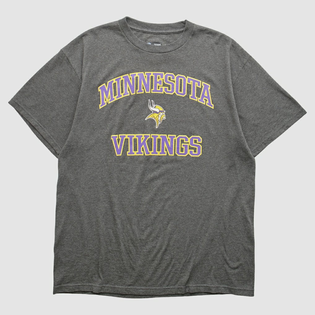 Fanatics Minnesota Vikings NFL 2010s T-shirt Dark Heather Gray Vintage