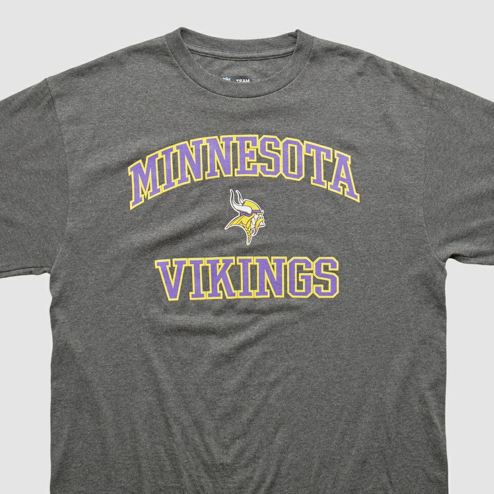 Fanatics Minnesota Vikings NFL 2010s T-shirt Dark Heather Gray Vintage