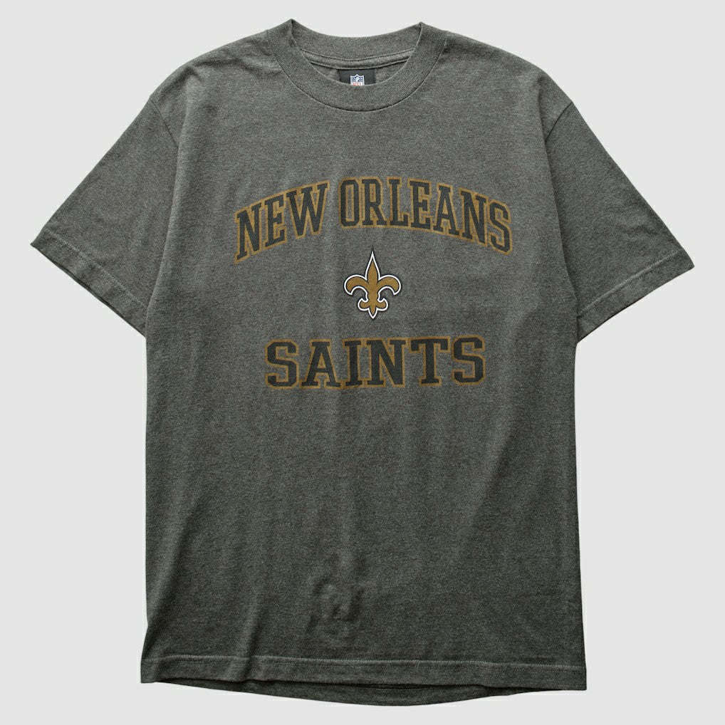 Fanatics New Orleans Saints NFL 2010s T-shirt Dark Heather Gray Vintage