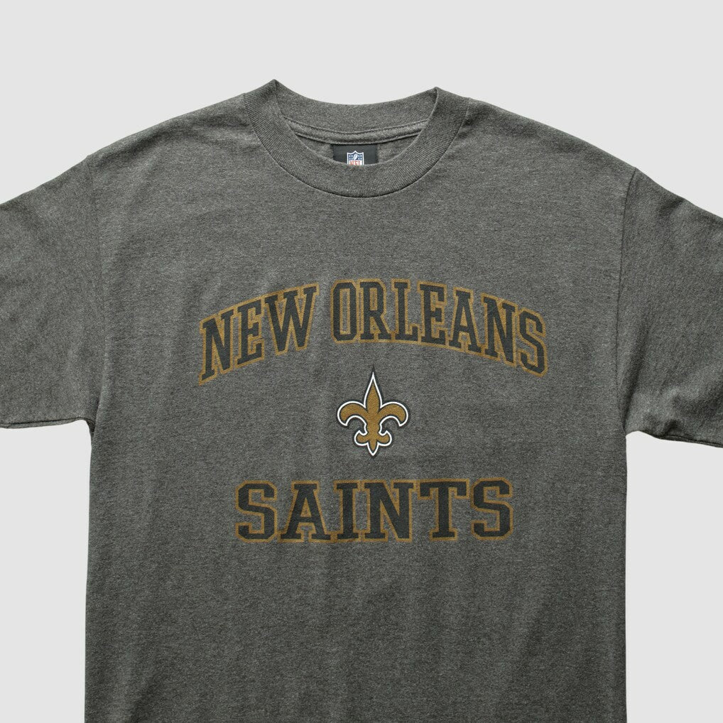 Fanatics New Orleans Saints NFL 2010s T-shirt Dark Heather Gray Vintage