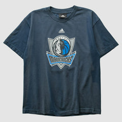 Dallas Mavericks 2010s T-shirt for sale Navy Vintage | Adidas discount