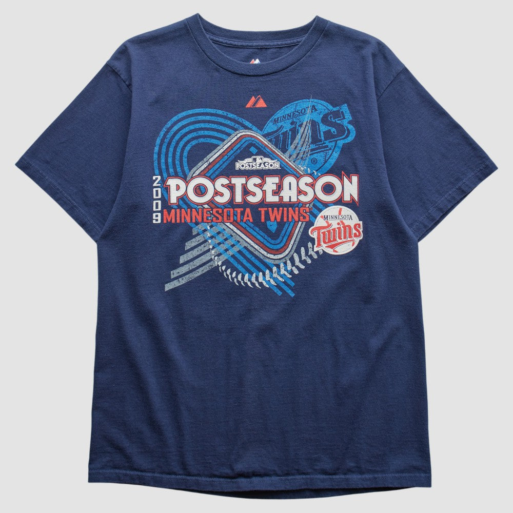 Minnesota Twins Majestic 2009 T-shirt - Navy - XVintage - Fanatics Lifestyle