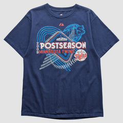 Minnesota Twins Majestic 2009 T-shirt - Navy - XVintage - Fanatics Lifestyle