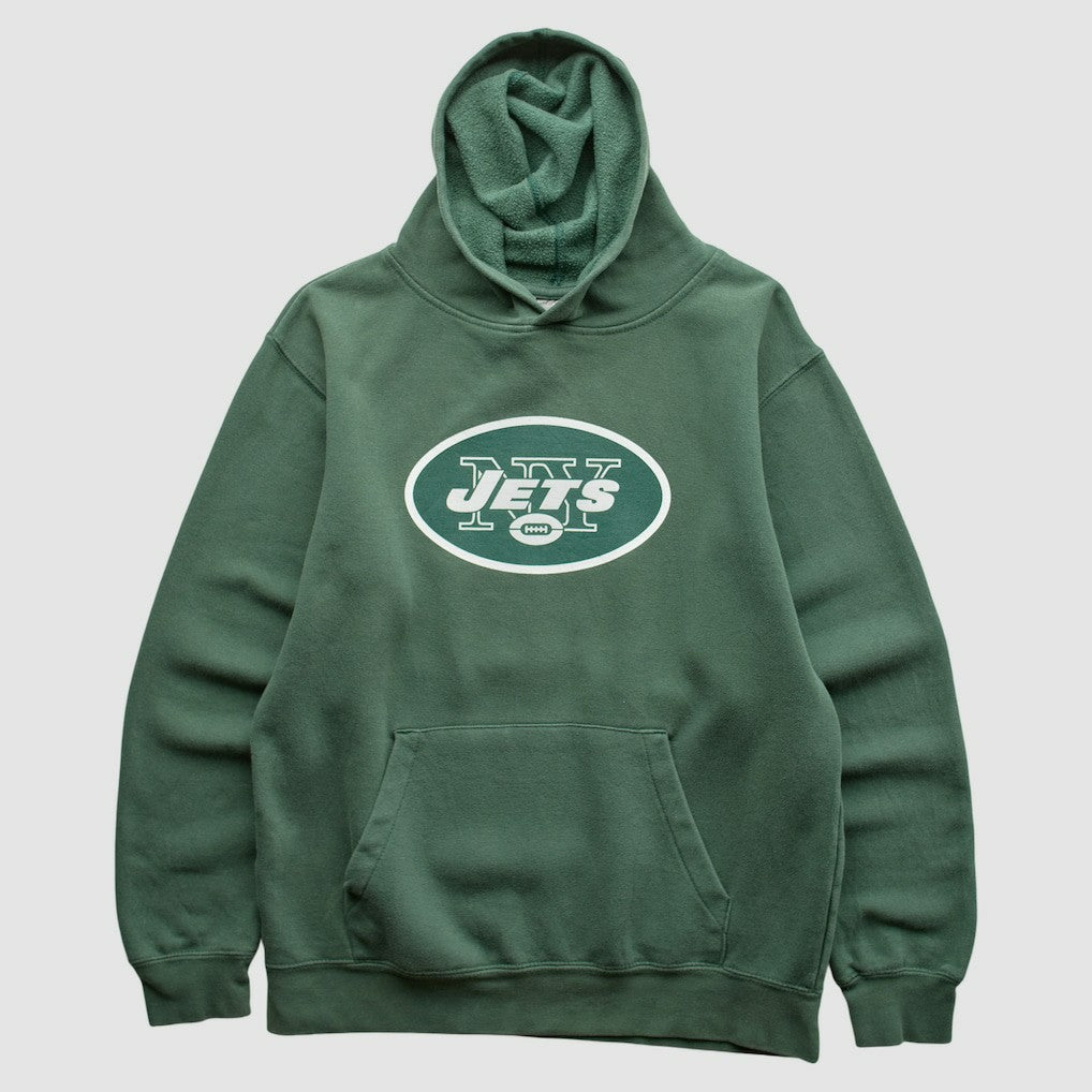 Fanatics New York Jets NFL 2010s Hooded Sweatshirt Green Vintage