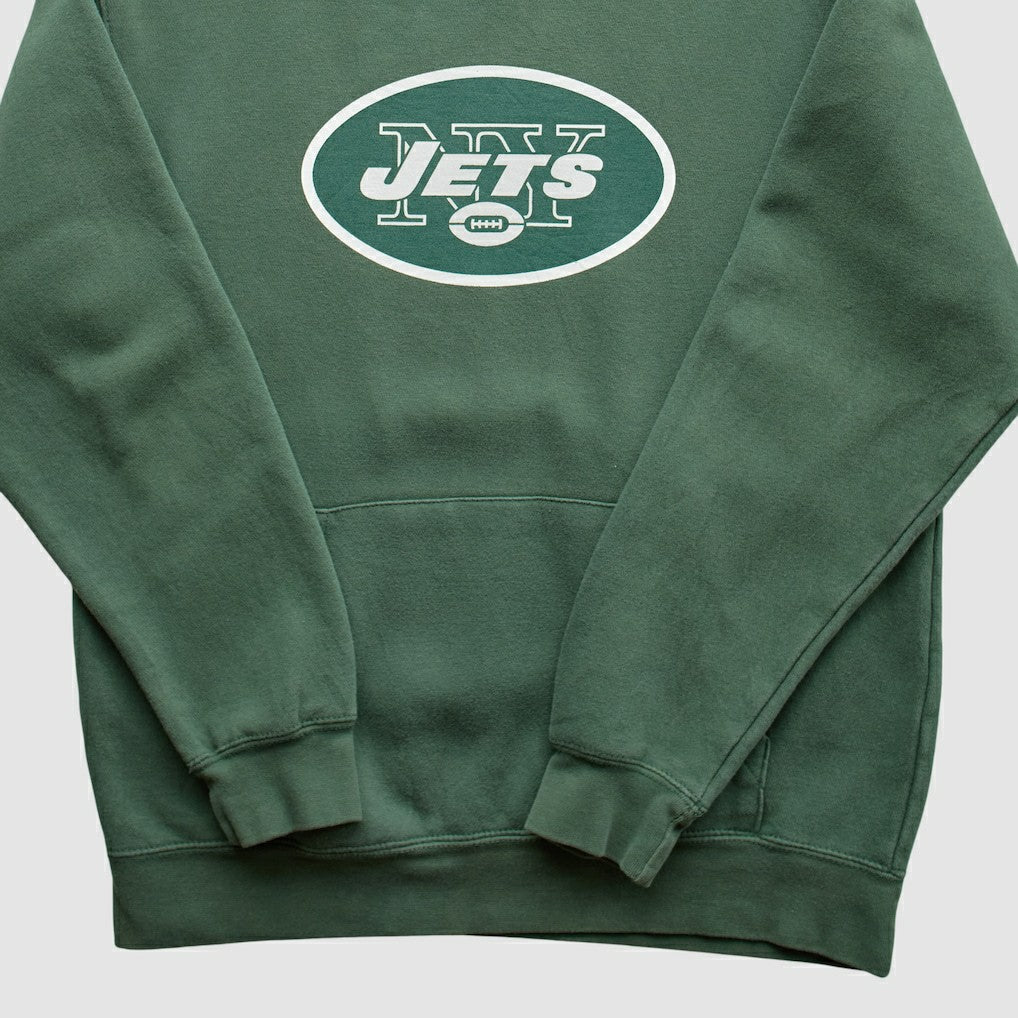 Fanatics New York Jets NFL 2010s Hooded Sweatshirt Green Vintage