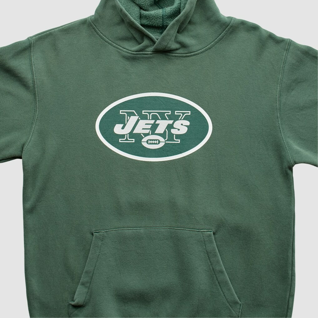 Fanatics New York Jets NFL 2010s Hooded Sweatshirt Green Vintage