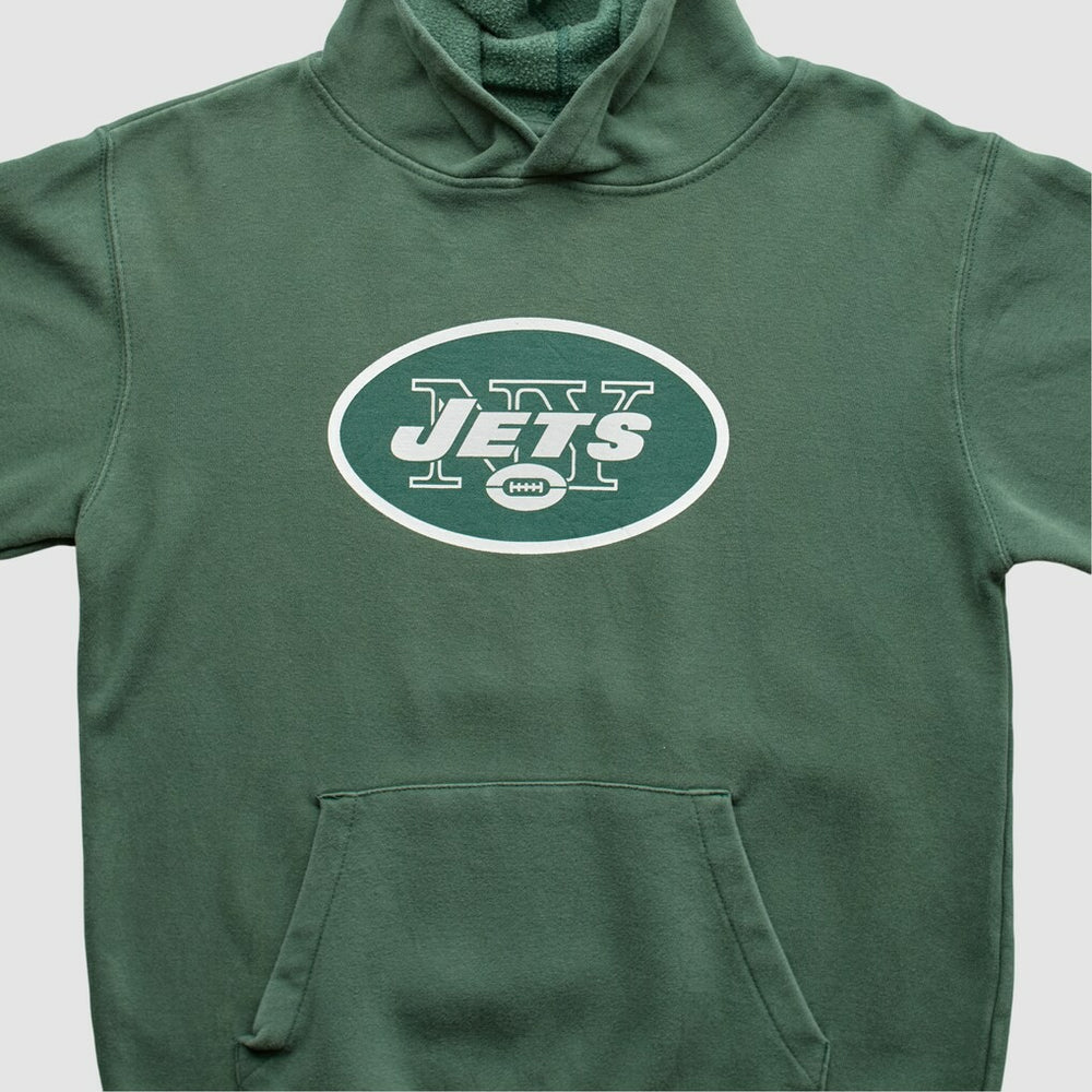 Fanatics New York Jets NFL 2010s Hooded Sweatshirt Green Vintage