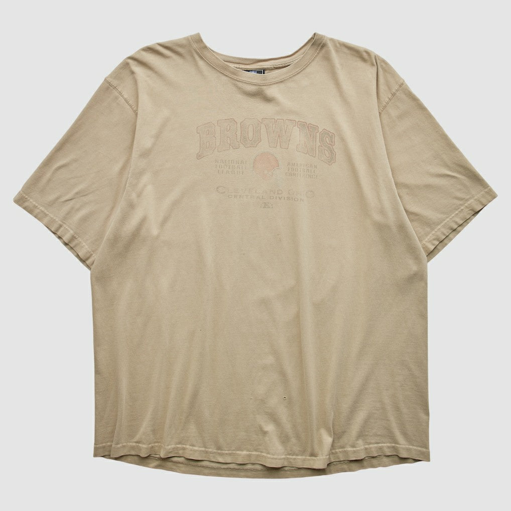 Fanatics Cleveland Browns NFL 2000s T-shirt Tan Vintage