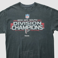 Fanatics Atlanta Falcons Reebok 2010 T-shirt Charcoal Vintage