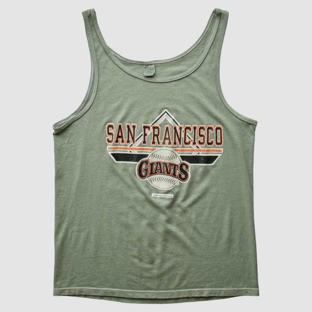 San Francisco Giants Champion 90s Tank - Olive - Vintage - Fanatics Online