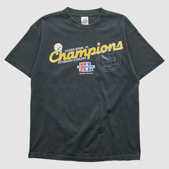 Fanatics Pittsburgh Steelers All Style Apparel & Activewear 2006 T-shirt Black Vintage