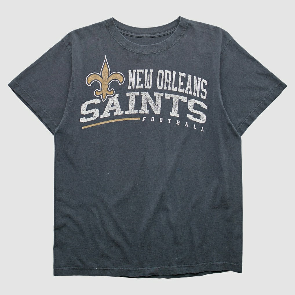 Fanatics New Orleans Saints Reebok 2000s T-shirt Black Vintage