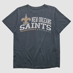 Fanatics New Orleans Saints Reebok 2000s T-shirt Black Vintage