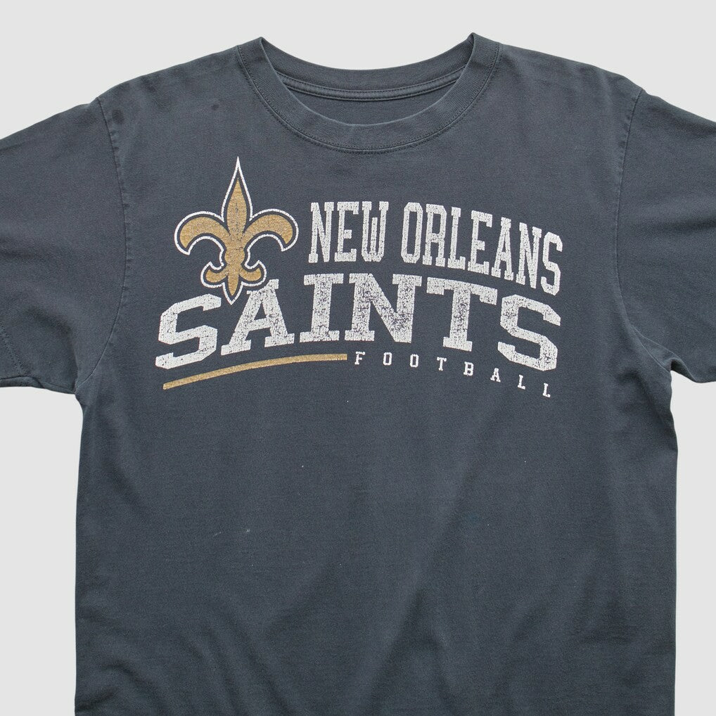 Fanatics New Orleans Saints Reebok 2000s T-shirt Black Vintage