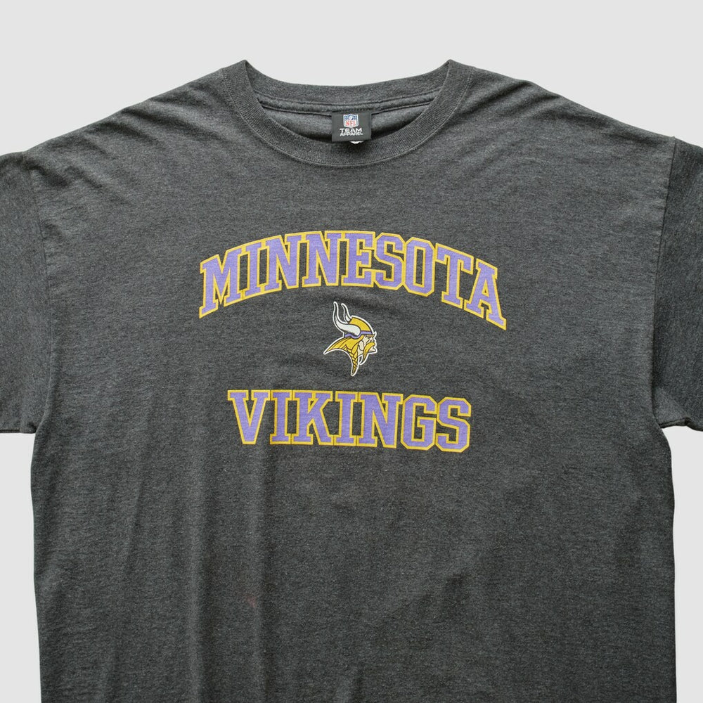 Fanatics Minnesota Vikings NFL 2010s T-shirt Dark Heather Gray Vintage