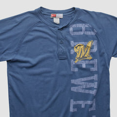 Milwaukee Brewers Nike 2000s T-shirt - Blue - XVintage - Nike Discount