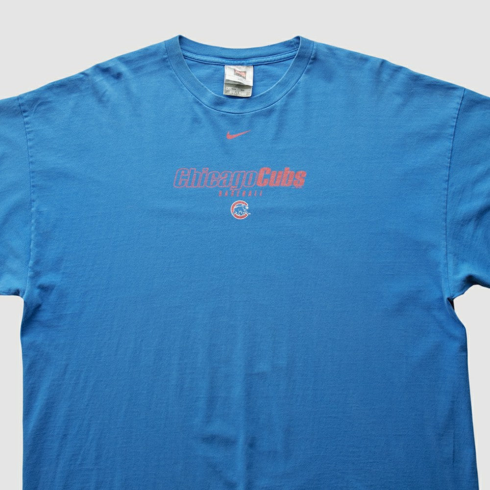Chicago Cubs Nike 2000s T-shirt - Blue - 2XVintage - Nike Sale