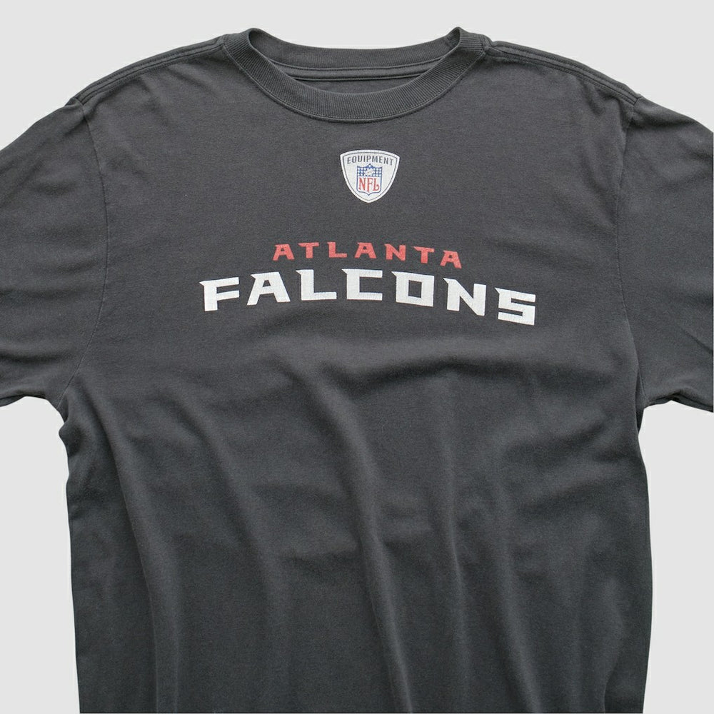Fanatics Atlanta Falcons Reebok 2000s Long Sleeve T-shirt Charcoal Vintage