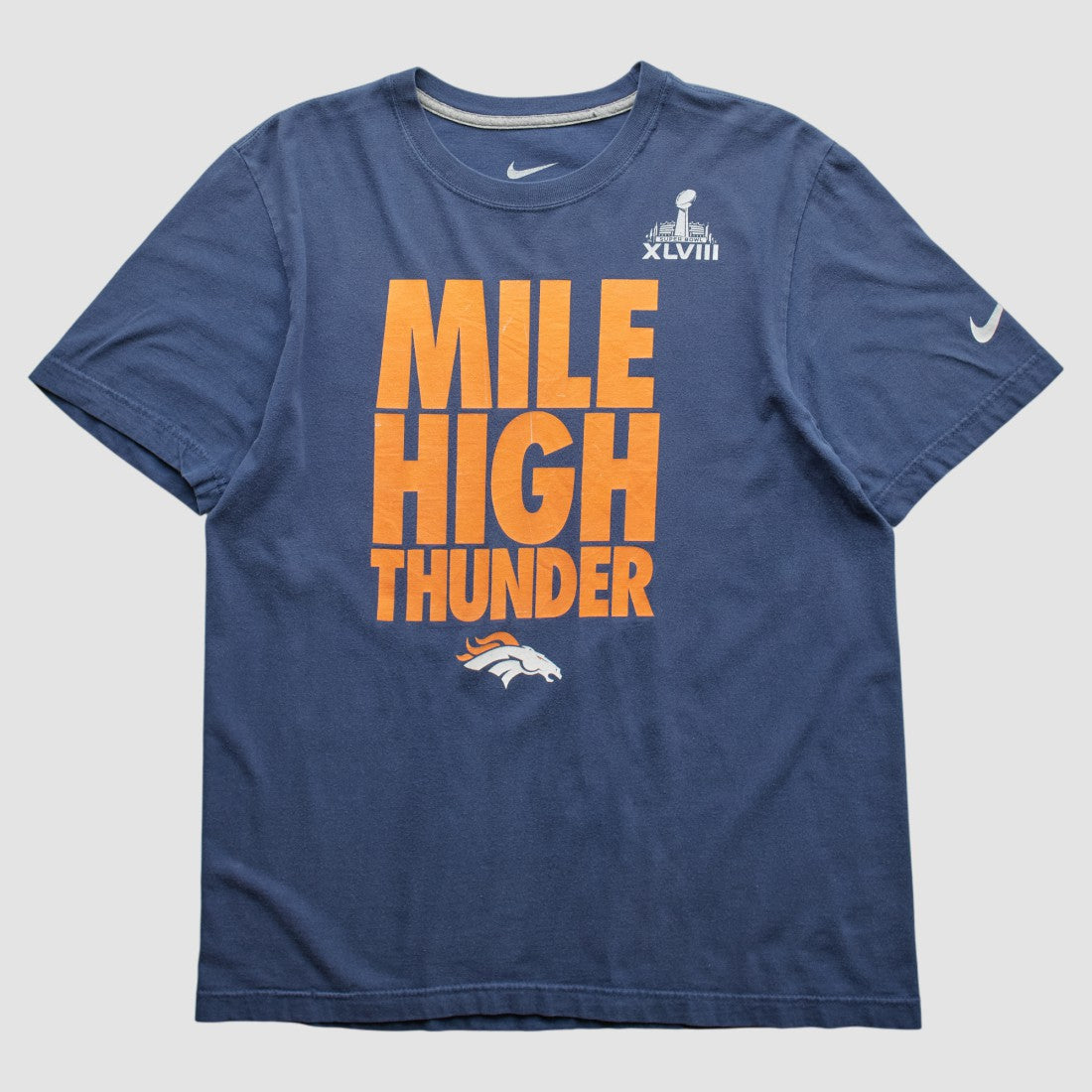 Fanatics Denver Broncos 2014 T-shirt Navy Vintage