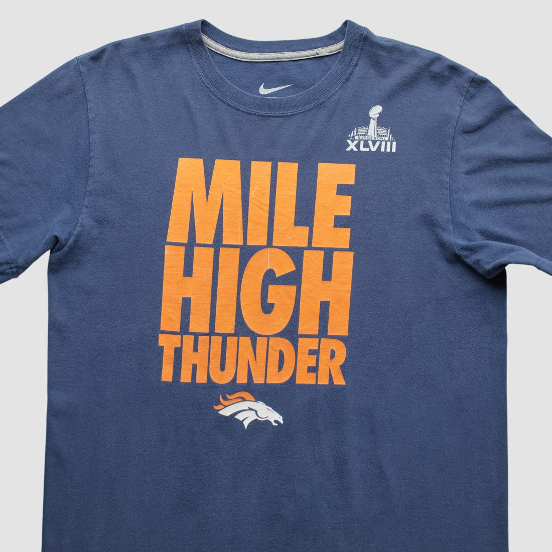 Fanatics Denver Broncos 2014 T-shirt Navy Vintage